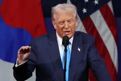 “We’re not going to have a Fed that’s going to raise interest rates because they’re worried about inflation in three years from now,” US President Donald Trump said.