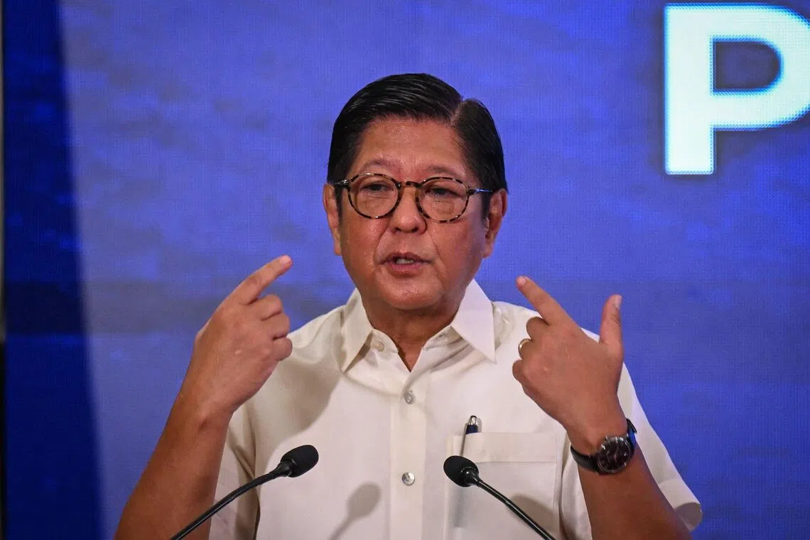 “You have the money to run but you cannot outrun the Republic of the Philippines,” says Philippine President Ferdinand Marcos Jr who ordered the arrest of a former Congressman and other individuals allegedly tied to a graft scandal.