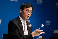 Bank of Korea governor Rhee Chang-yong says that the exchange rate deviated a little bit from what could be justified by market fundamentals.