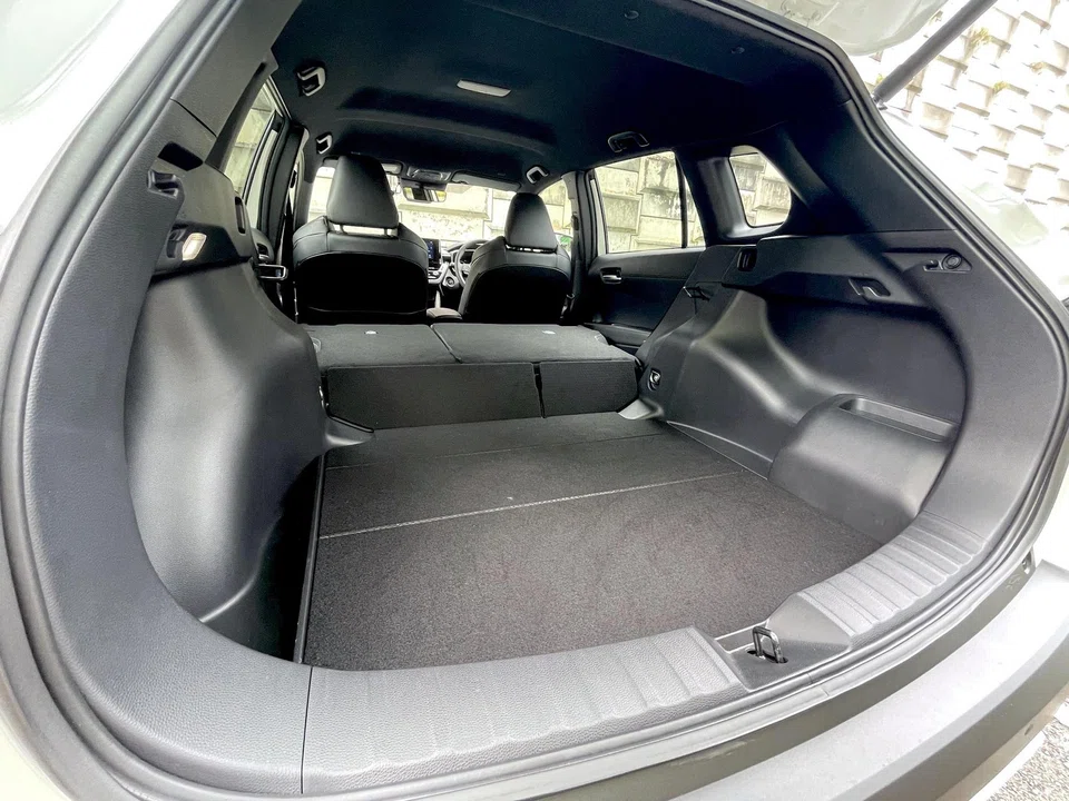 There’s plenty of space in the back of the car, and the boot is both large and nicely-shaped.



