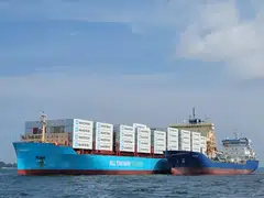 Hong Lam Marine’s vessel MT Agility transferred around 300 tonnes of green bio-methanol to a dual-fuelled container vessel owned by Danish logistics and shipping company AP Moller-Maersk.