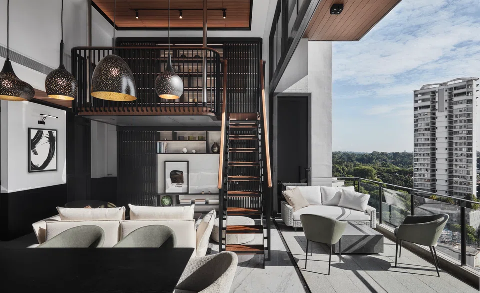 Re-imagination and a major overhaul led to new and interesting spaces created in this apartment. 