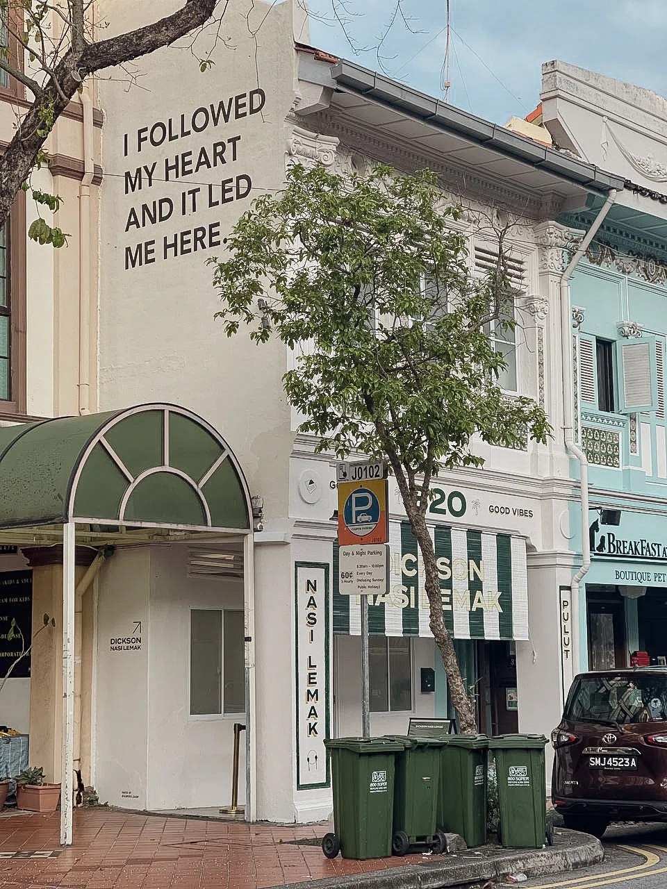 Dickson Nasi Lemak is a popular takeaway eatery.