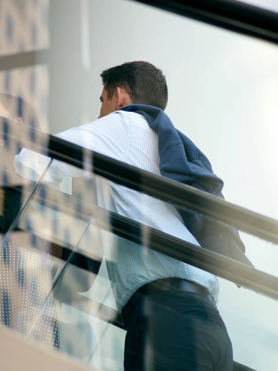 Readjusting to hard pants is not a problem, but it's tough to relinquish the sweats. 