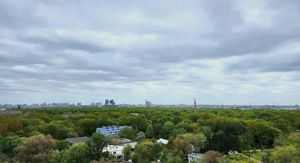 Sweeping views of the Tiergarten.