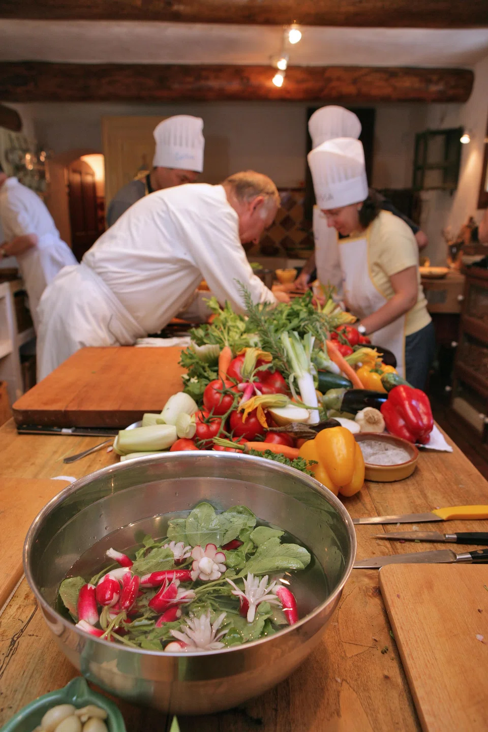 A cooking school in Provence, France