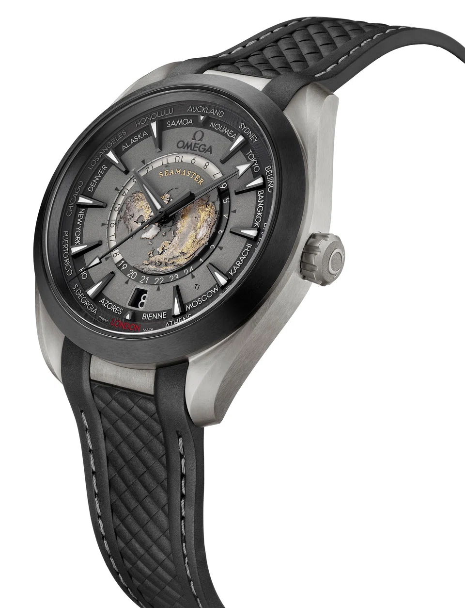  The Omega Seamaster Aqua Terra Ultra Light.