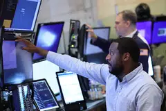 The Dow Jones Industrial Average fell 66.4 points, or 0.15 per cent, at the open to 45,204.87. 