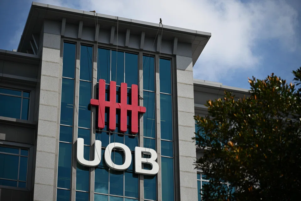 UOB shares ended Monday 2.5 per cent or S$1 lower at S$38.50.