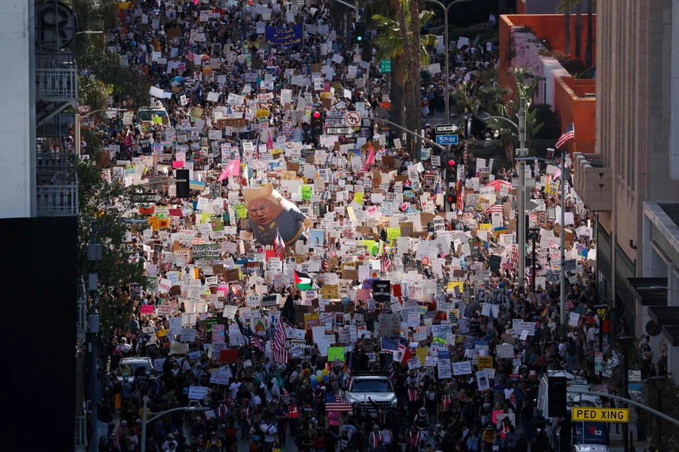Protests were planned in all 50 states plus Canada and Mexico; they are expected to form the largest single day of protest against President Donald Trump and his billionaire ally Elon Musk since they launched a rapid-fire effort to overhaul government and expand presidential authority.