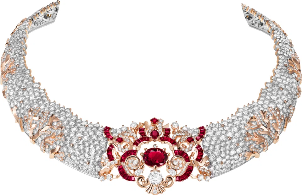 One of several magnificent necklaces from Van Cleef & Arpels' Treasure Island high jewellery collection.