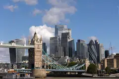 Of all the businesses leasing space in London last year, banks and financial firms showed the biggest increase in size.