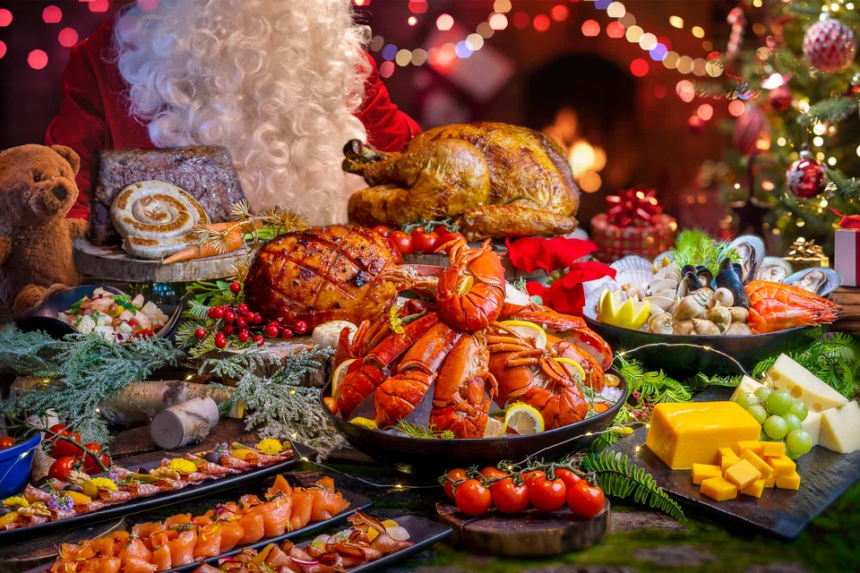 Orchard Hotel festive buffet.