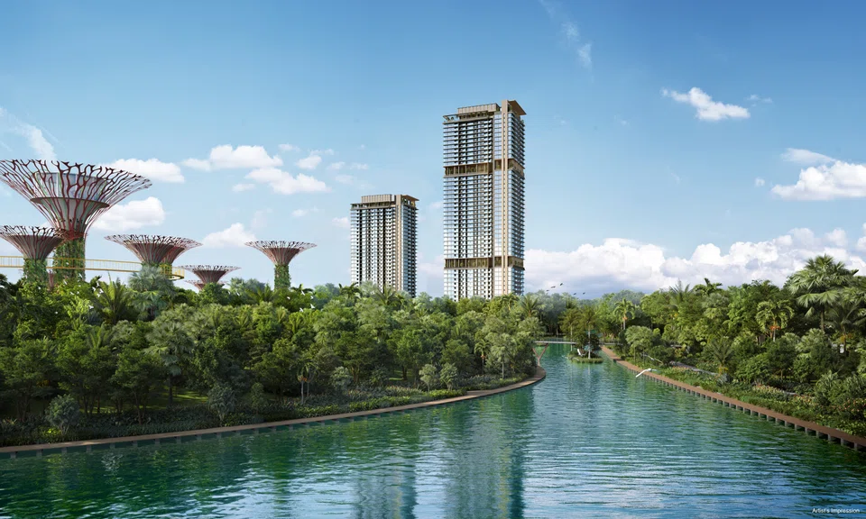 The 99-year leasehold development is close to the upcoming Marina South MRT station, shopping malls and schools. 