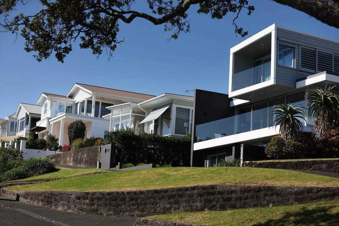 Houses in Auckland, New Zealand, March 2, 2026. 