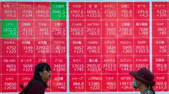 The Nikkei fell 4.05 per cent to 35,617.56, its lowest close since August 6, the day after the index posted its biggest single-day rout since the 1987 Black Monday crash.