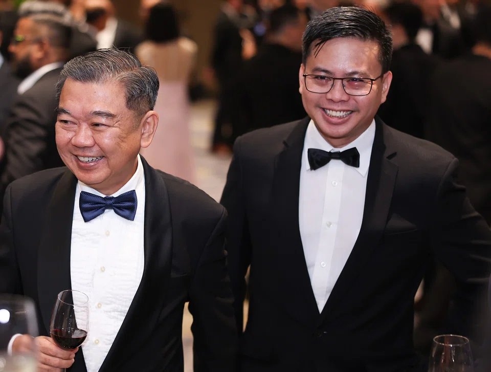 Vector InfoTech’s chief executive officer and chairman Lau Kok Hui (left) and its head of sales and proposal, Goh Koon Siang.