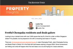 As life expectancy rises, it may be prudent for any buyer seeking a private home to live in for the remainder of his life to pay more for a home with a sufficiently long remaining land lease, writes BT senior correspondent Leslie Yee.