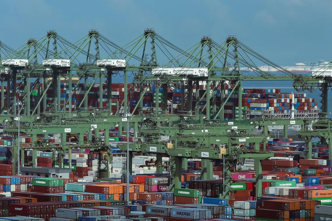 Singapore's box throughput of about 44.7 million TEUs should place the Republic as the world’s second-busiest container port in 2025.
