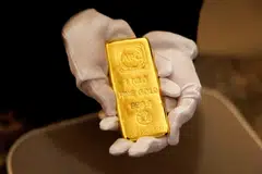 Gold prices have risen about 56% this year.