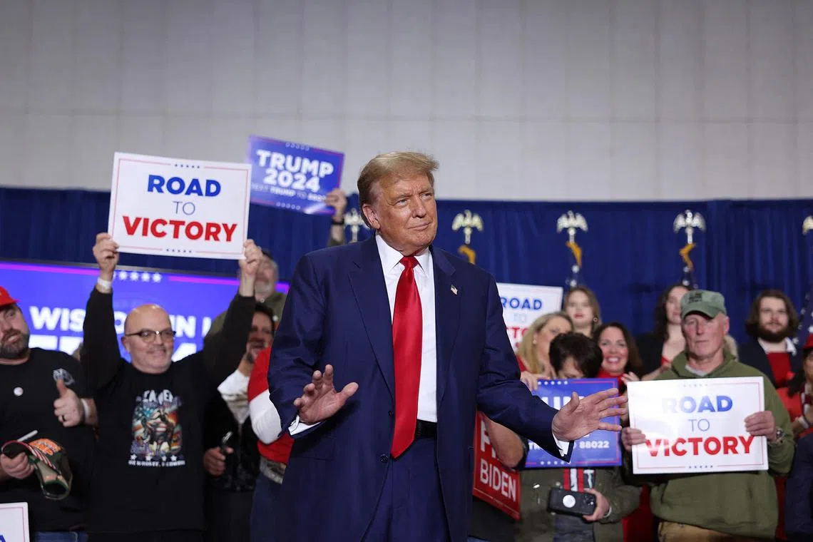 Former President Donald Trump faces legal challenges in his 2024 campaign for president. But this has galvanised his supporters.