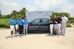 The Performance Motors team who played at Seletar Country Club during the BT Golf League were (from left) Joey Chang, Charles Tan, Darren Wong, Lawrence Tan, Eddie Loo, Koh Soo How, Xavier Tay and Lam Kok Shang.