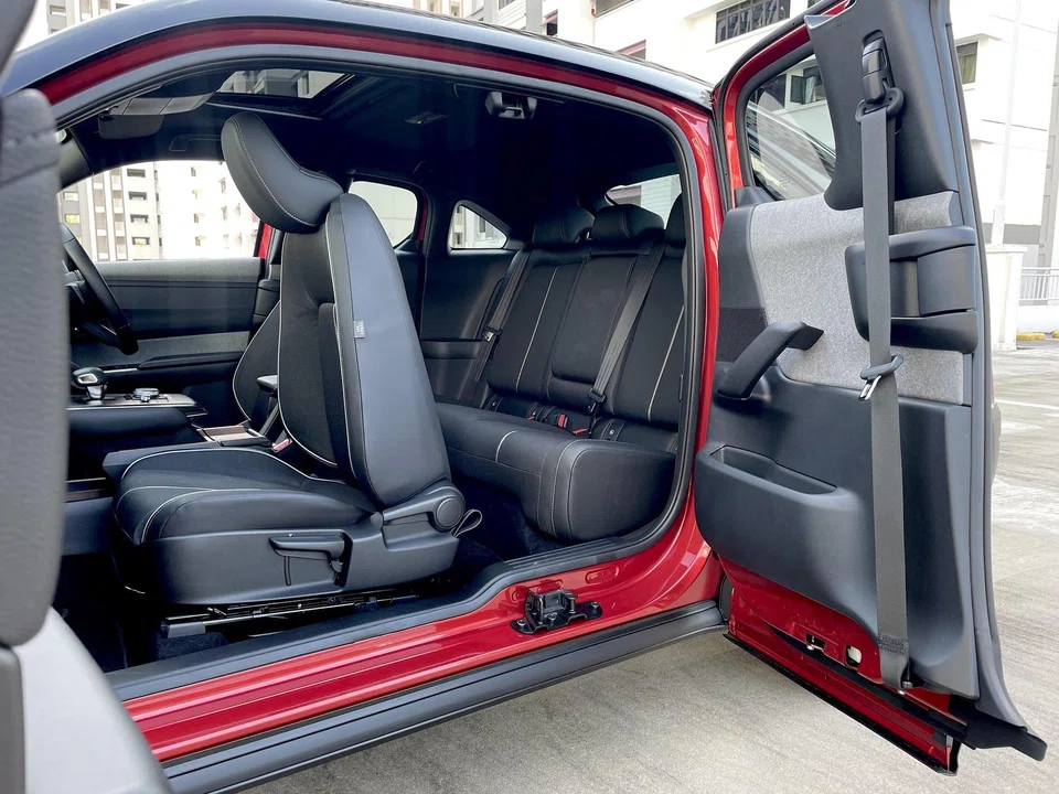 The Mazda’s appeal lies in its cabin’s zen minimalism, with the main screen feeling like part of a toned-down aesthetic designed to calm.