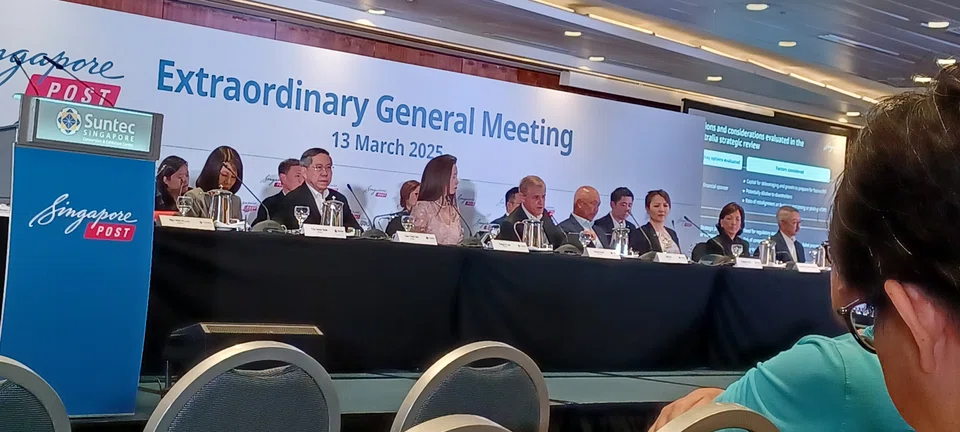 At the meeting, SingPost announced plans to invest S$30 million to install a new, fully automated e-commerce parcel sorting equipment at its regional e-commerce logistics hub in Tampines by mid-2026. 