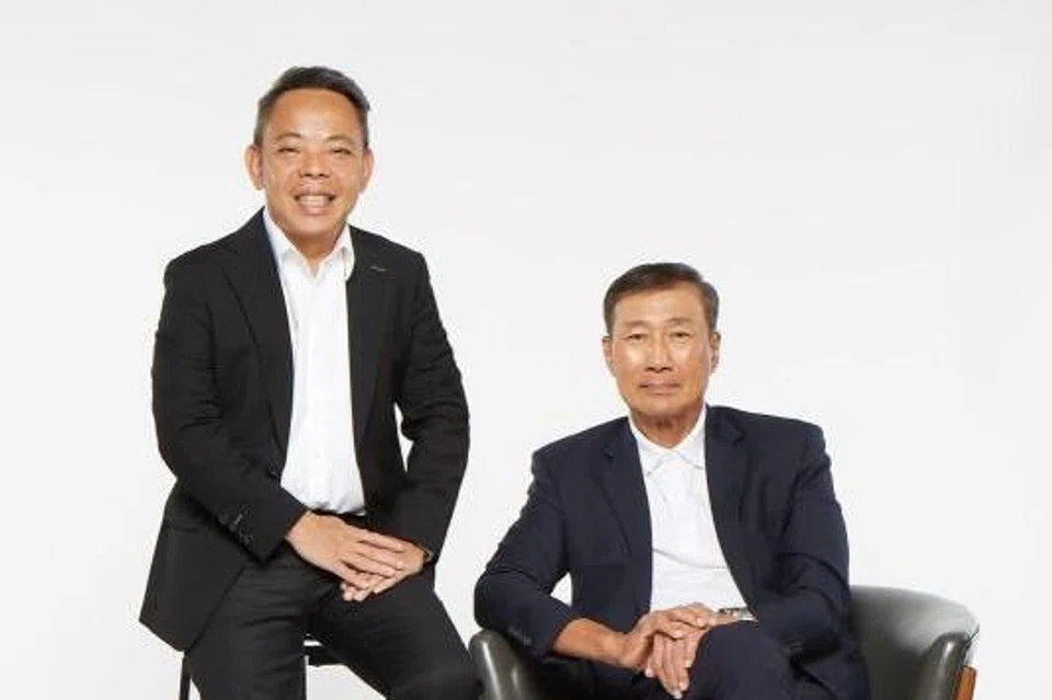 Kin Global executive director and CEO Vincent Chai (left) and executive chairman Ko Chee Wah. 