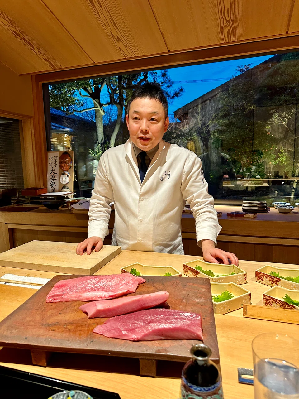 Chef Hironori Fujii uses produce sourced from around Toyama.
