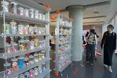 People visit the exhibition 'Era of Uglies Has Arrived' by Alibaba's Taobao, Hangzhou, China, August 13, 2025.