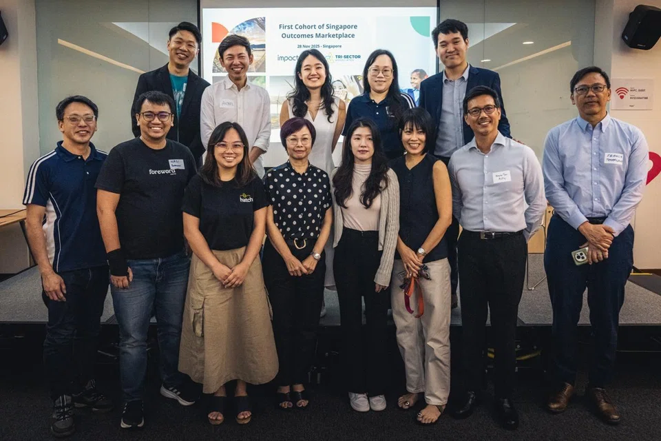 Representatives of AVPN and Tri-Sector Associates with the first cohort of the AVPN ImpactCollab Outcomes Marketplace.