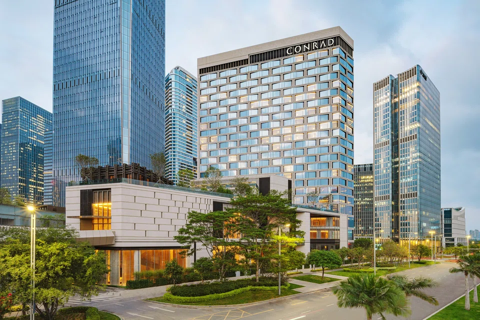 Conrad Shenzhen is located in the new Qianhai business district.