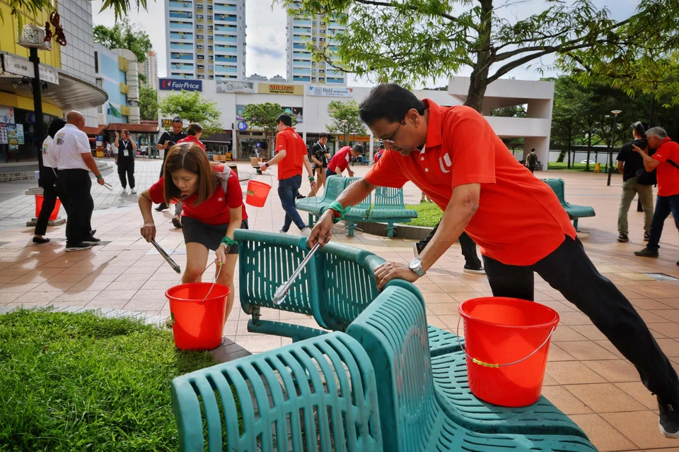 The “Keep Singapore Clean” campaign mobilises communities to take responsibility for keeping their neighbourhoods clean, with residents organising regular clean-up activities and promoting anti-littering behaviour. 