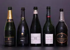 'Black' champagne is made from black grape varieties of Pinot Noir and/or Pinot Meunier.