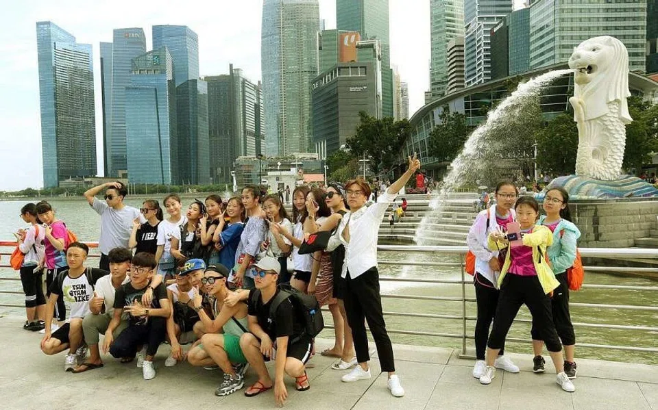 The number of mainland tourists visiting Singapore over the Chinese New Year holiday has grown by almost five times year on year. 