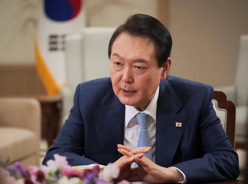South Korea and the United States are discussing possible joint planning and exercises using US nuclear assets in the face of North Korea’s growing nuclear and missile threats, South Korean President Yoon Suk Yeol said in a newspaper interview. 