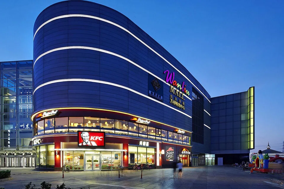 Above: The Beijing Wanliu mall, one of BHG Retail Reit's six Chinese malls in its portfolio, had a committed occupancy rate of 96.8% as of Sept 30.