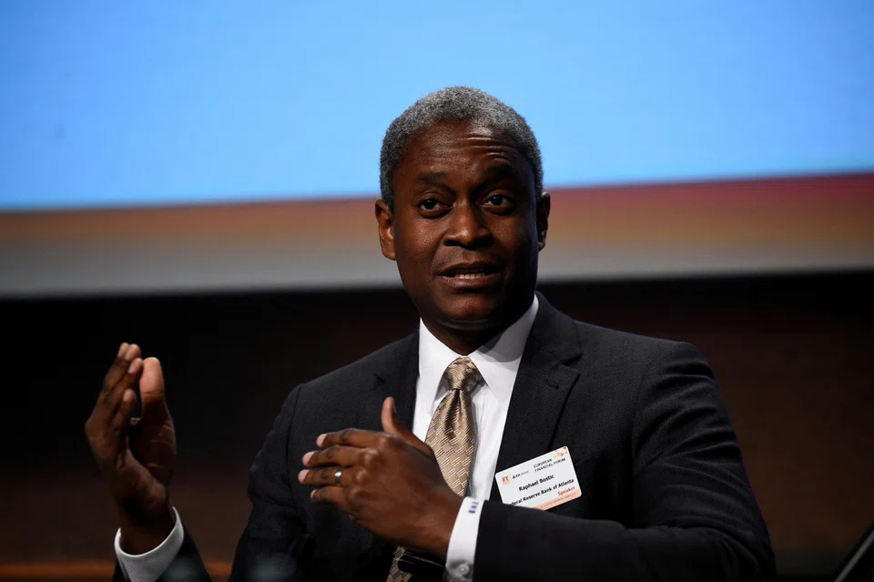 Federal Reserve Bank of Atlanta President Raphael Bostic said he still believes inflation is on the path to the central bank’s 2 per cent goal, but he noted that path is likely to be slower than people expect.