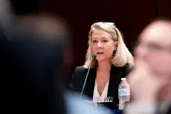 Boeing’s senior vice-president for quality Elizabeth Lund said the planemaker is working on design changes that it hopes to implement within the year and then to retrofit across the fleet.