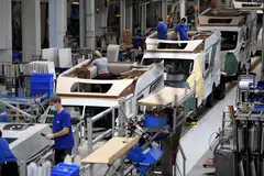 Although manufacturing remained in contraction, the rate of decline in factory production eased and confidence amongst goods producers reached its highest for a year, the survey showed.