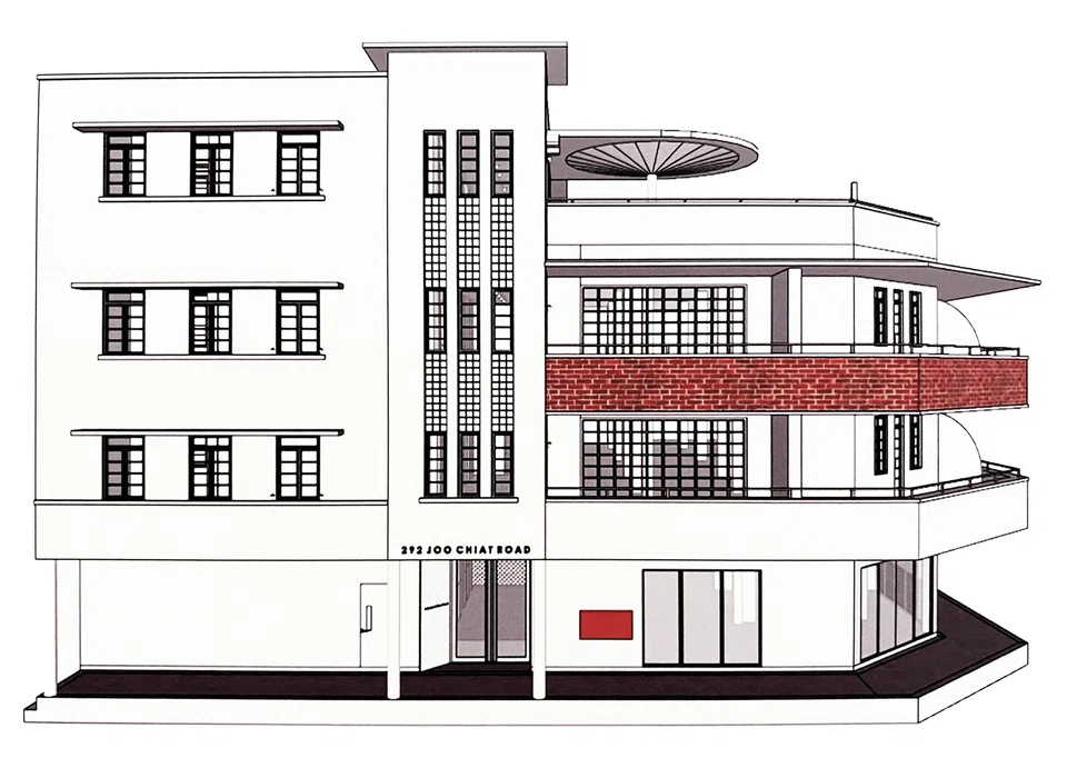 A sketch of Grafunkt's new store.