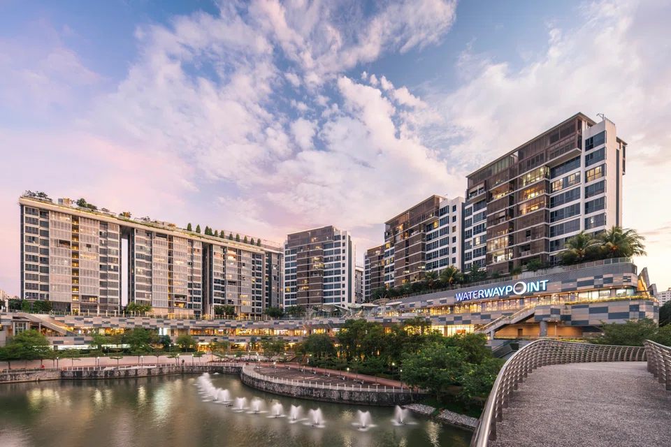 Participating retailers at Frasers Property malls such as Waterway Point (above) will get free account setup and complimentary payment terminals under the partnership.