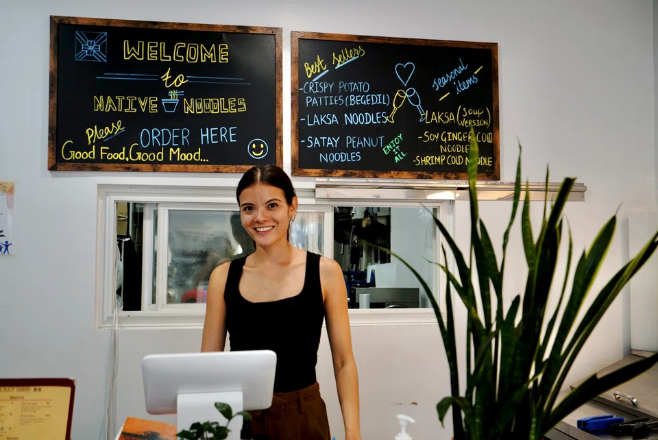 Amy Pyrke, owner of Native Noodles in Washington Heights.