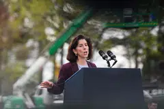 US Secretary of Commerce Gina Raimondo said the US isn’t looking to make all semiconductor chips on its own soil but must rely less on Asia. 