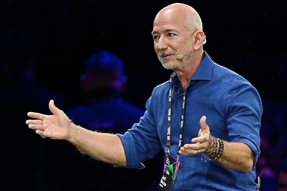 AI is going to change every industry and improve productivity of “every company in the world,” Amazon.com chairman Jeff Bezos said.