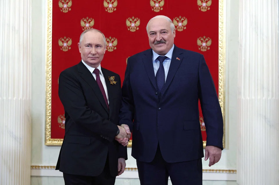 The Wagner mutiny in Russia ended after Russian President Vladimir Putin (left) took a deal negotiated by Belarus' President Lukashenko (right).