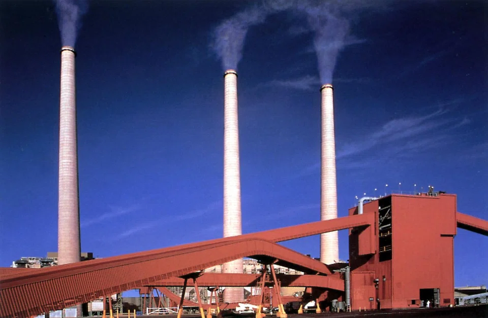 A 30 MW coal-fired power plant in Taixing city, Jiangsu, China. Beijing has approved a major surge in coal power so far this year. 