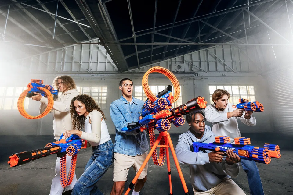 Zuru's plastic dart “blasters” compete with Hasbro’s Nerf on the shelves of Walmart and Target. 