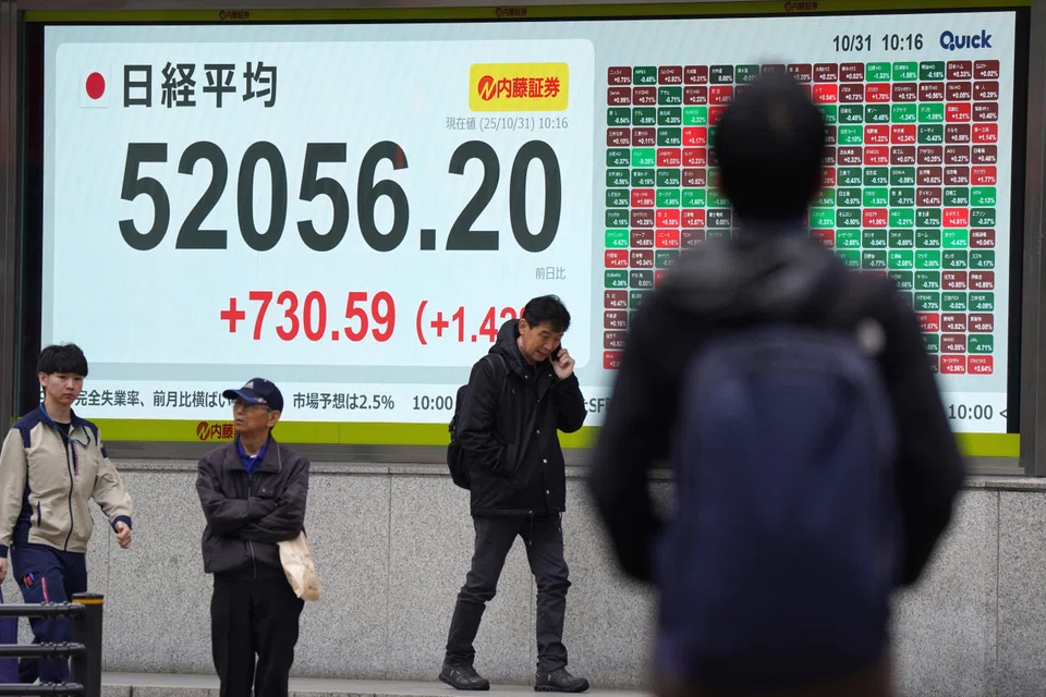 The Nikkei surged by more than one per cent on Friday.